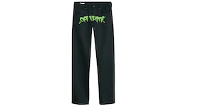 OFF-WHITE Neen Slim Straight Jeans Black/Green