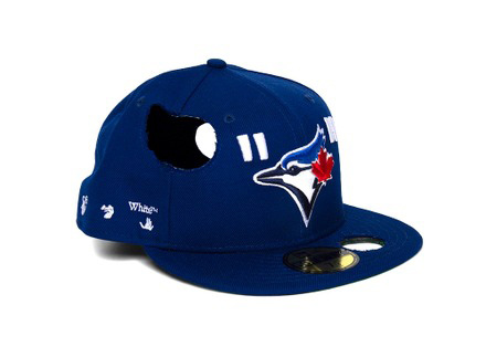 OFF-WHITE New Era Toronto Blue Jays Fitted Hat Blue/Red