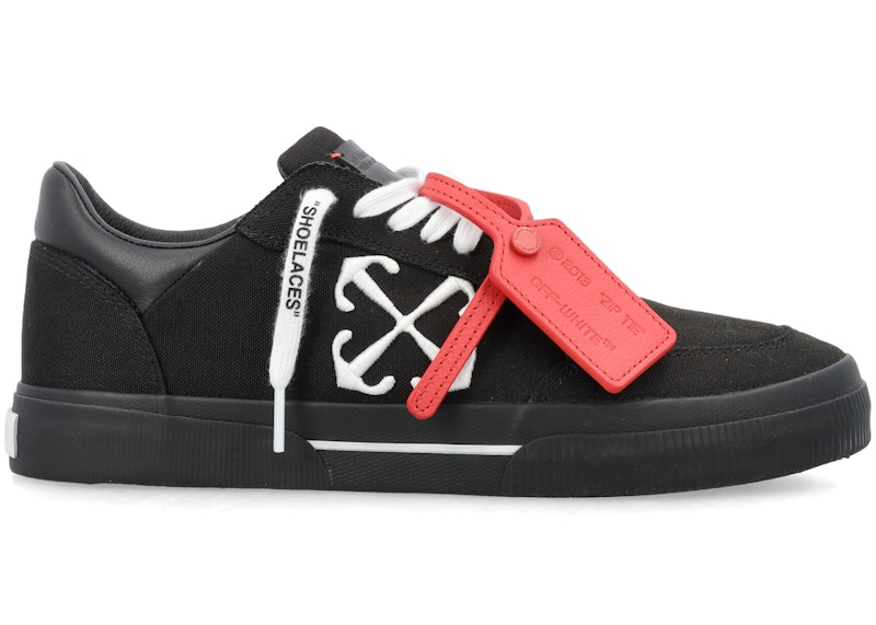 OFF-WHITE New Low Vulcanized Black White (Women's