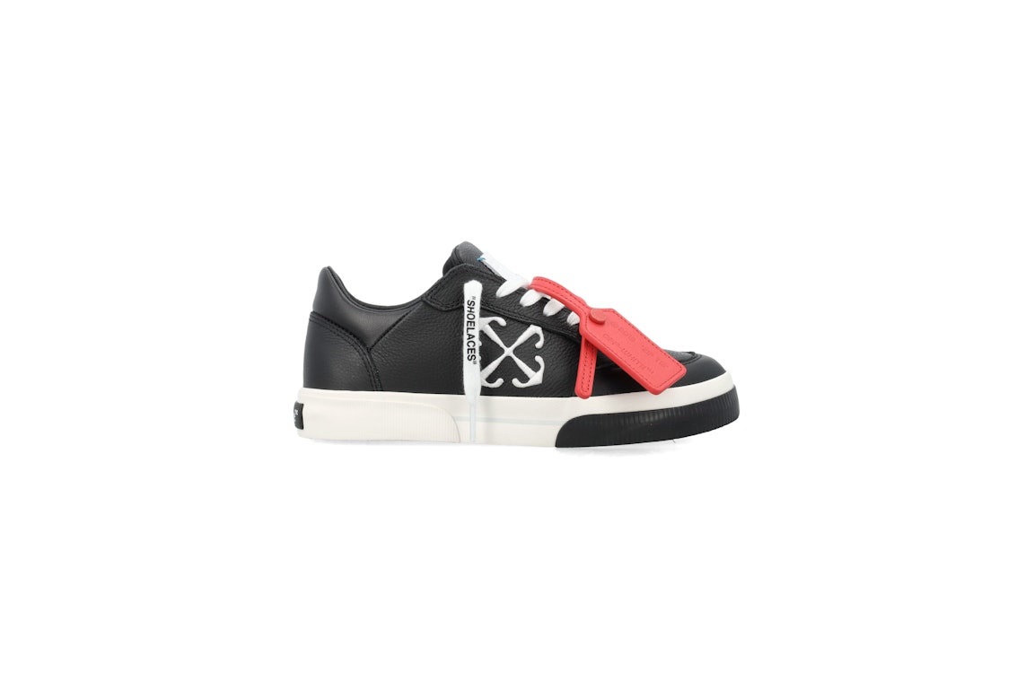 Pre-owned Off-white New Low Vulcanized Black White In Black/white