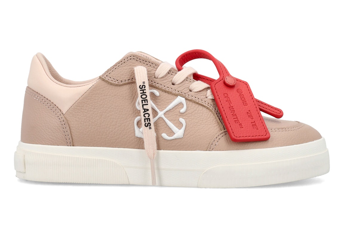 Pre-owned Off-white New Low Vulcanized Pink (women's)