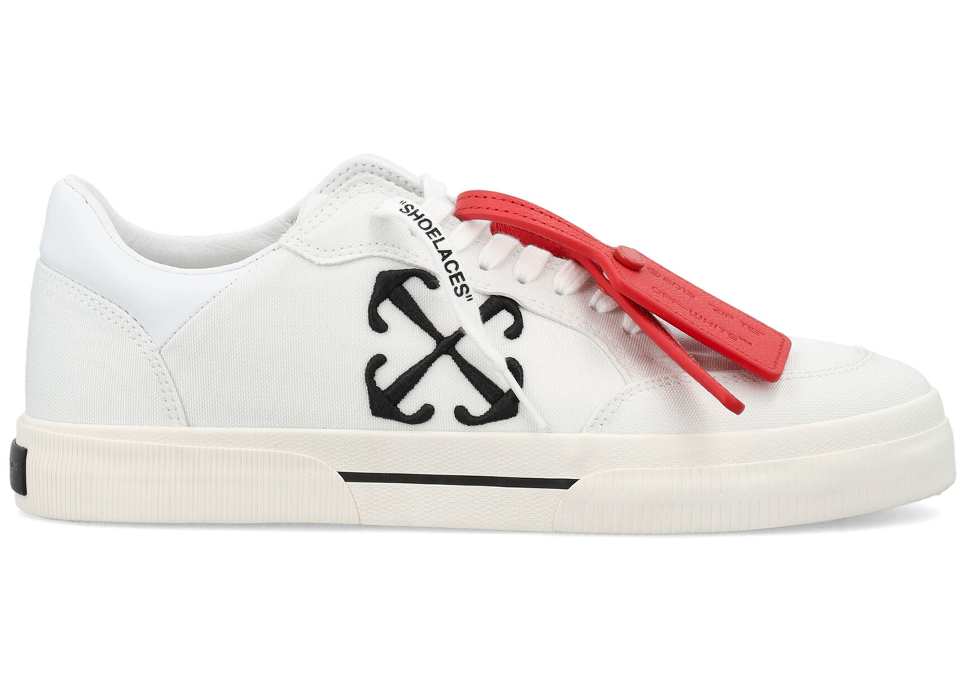 OFF-WHITE New Low Vulcanized White Black (Women's) - OWIA288S24FAB0010210 -  US