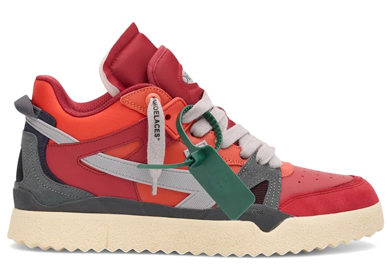 OFF-WHITE New Sponge Mittelrotgrau