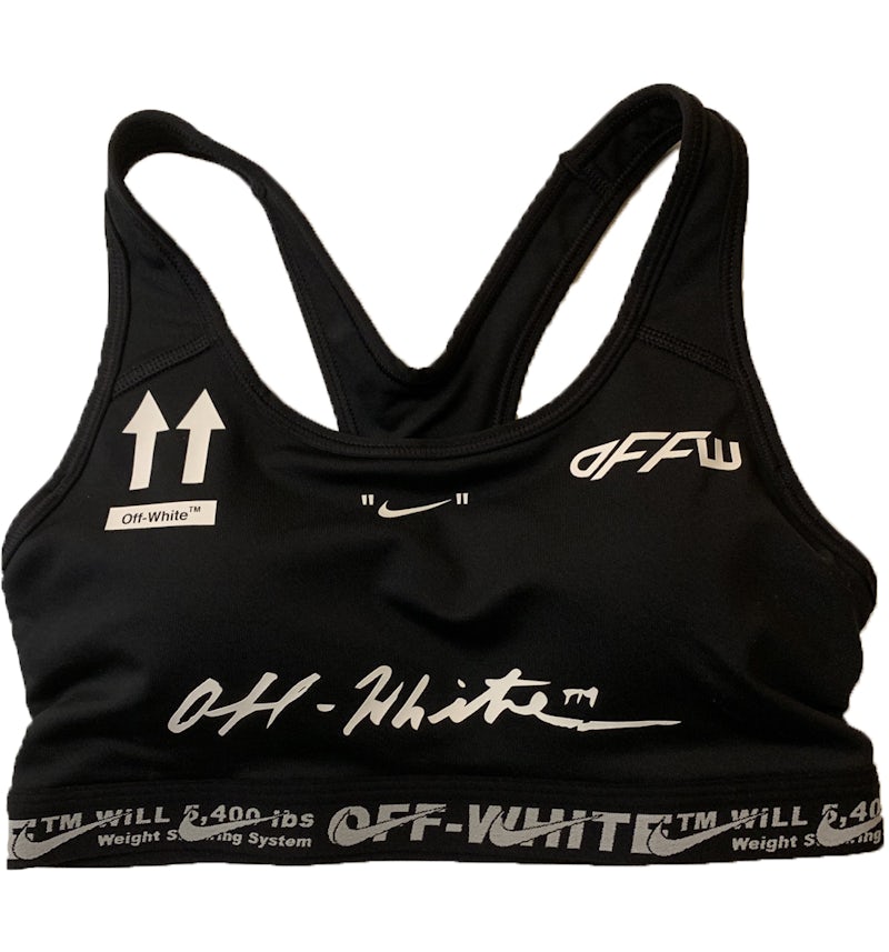 OFF WHITE Nike Sports Bra Black FW19 US