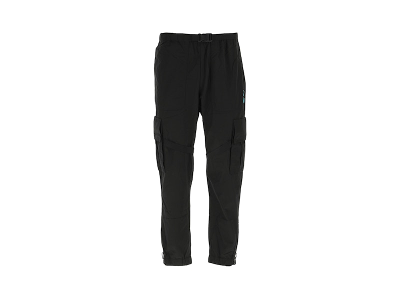 FEAR OF GOD Nylon Cargo Snap Pants Black - Sixth Collection - US