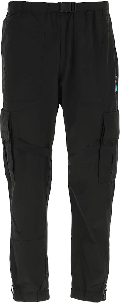 OFF-WHITE Nylon Cargo Pants Black/White Men's - SS20 - US