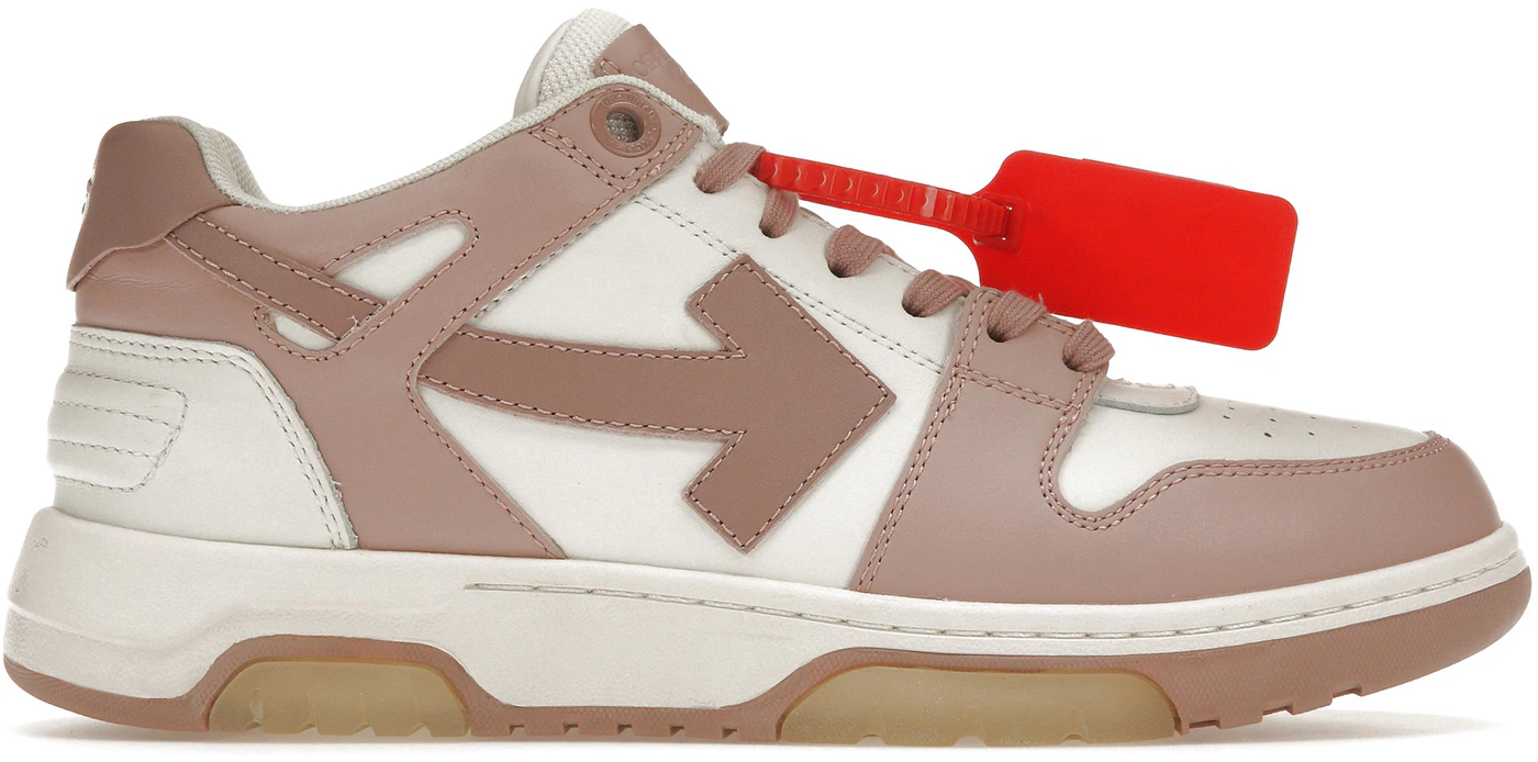 Off-White Out of Office Sneakers - Leather - White/Pink