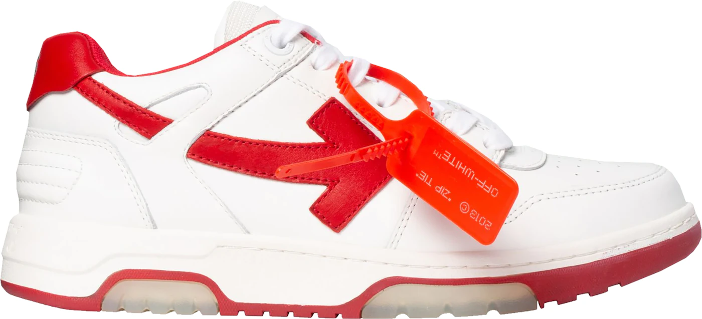 OFF-WHITE OOO Low Out Of Office White Red (Women's) - Sneakers - GB