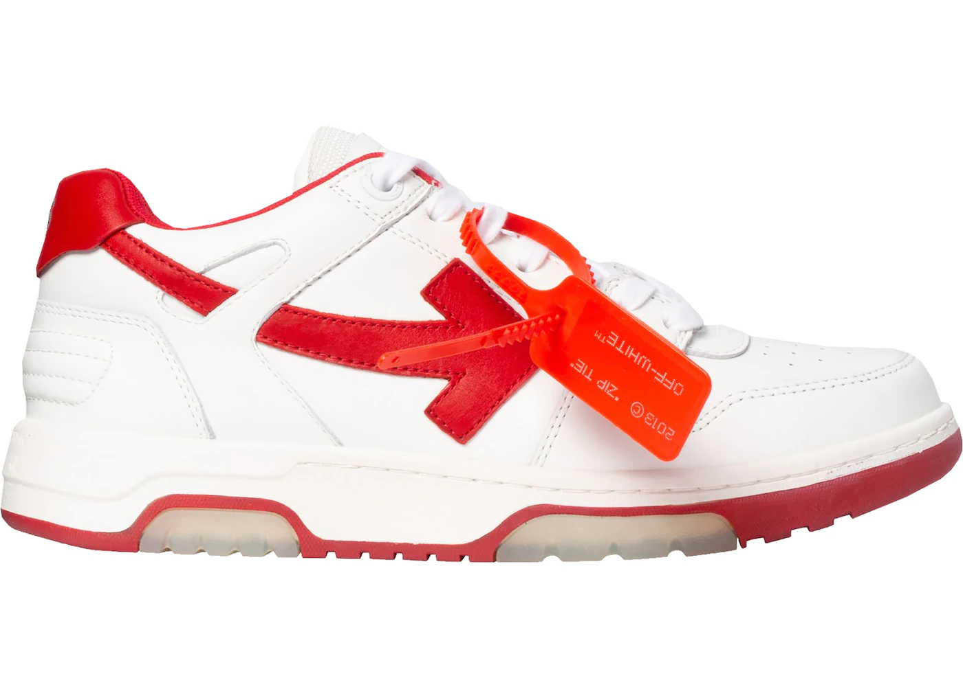 OFF-WHITE OOO Low Out Of Office White Red (Women's) - Sneakers - GB
