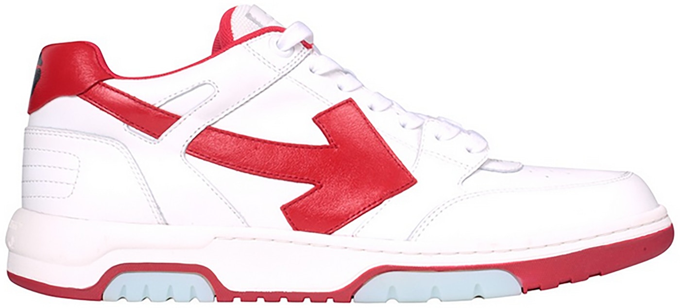 OFF-WHITE OOO Low Out Of Office White Red