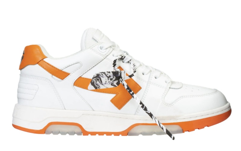 OFF-WHITE OOO Low Tops White Orange Arrow SS21 Men's