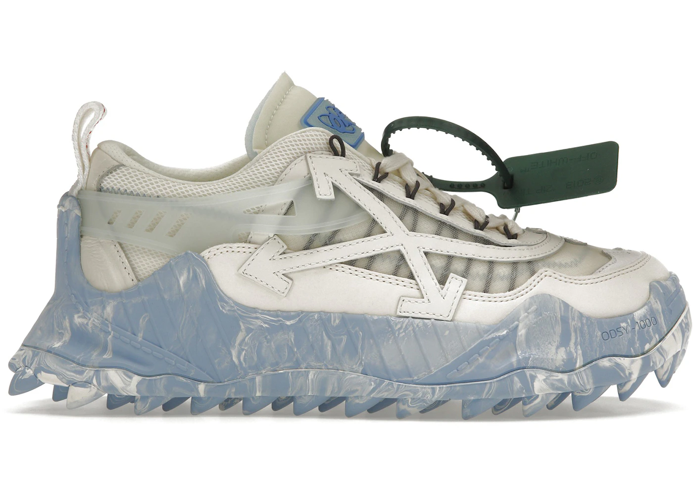 OFF-WHITE Odsy-1000 Mármol Azul Hombre OMIA139S21FAB0010161 MX