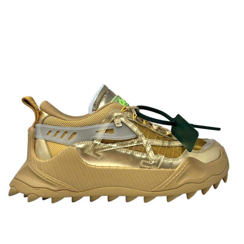 【Off White】ODSY 1000 SPECIAL GOLD GOLD ★関税送料込み OFF-WHITE Odsy-1000 Gold Men's - OMIA139F22LEA0017676 - US