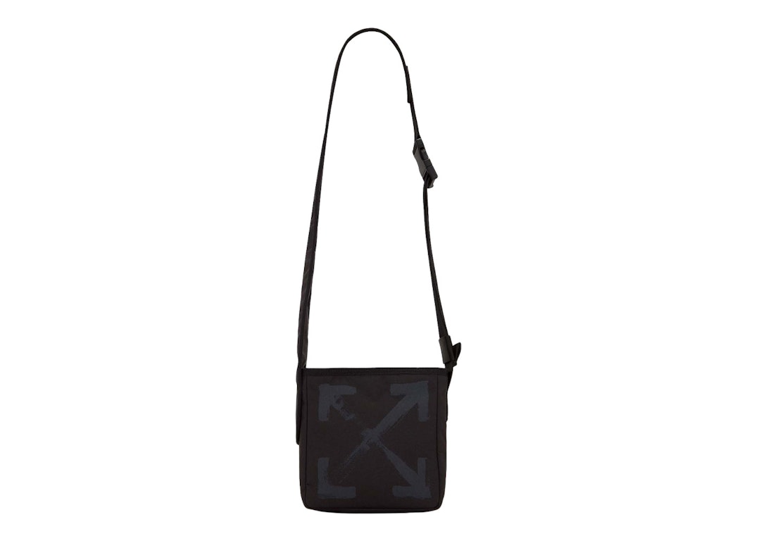 Pre-owned Off-white Off Core Crossbody Bag Black/dark Grey