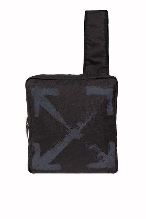 Pre-owned Off-white Off Core Sling Bag Dark Grey