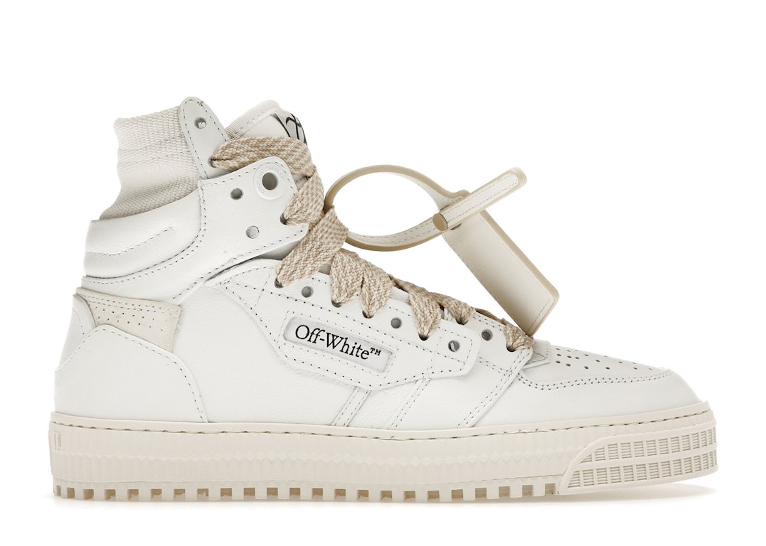 Pre-owned Off-white Off Court 3.0 Big Lace White Beige (women's) In White/beige