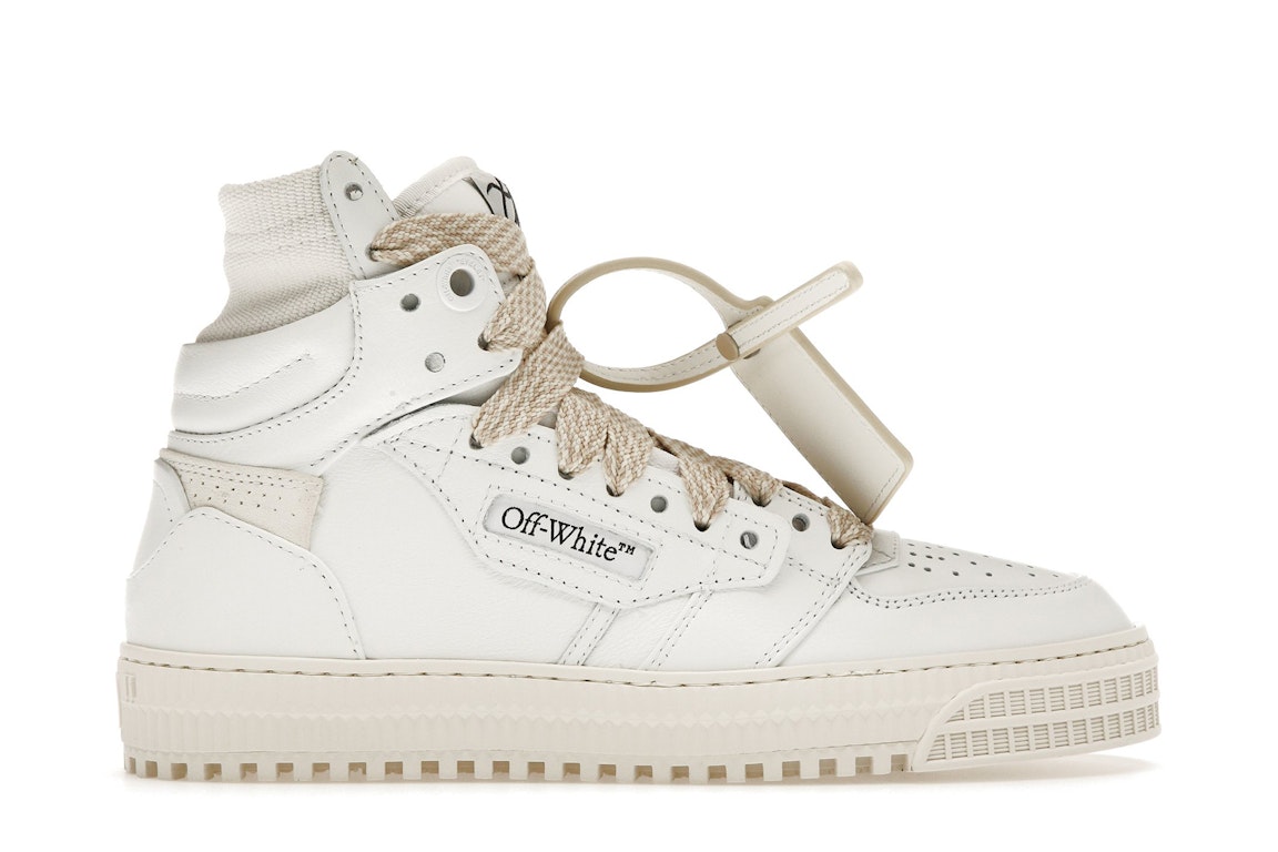 Pre-owned Off-white Off Court 3.0 Big Lace White Beige (women's) In White/beige