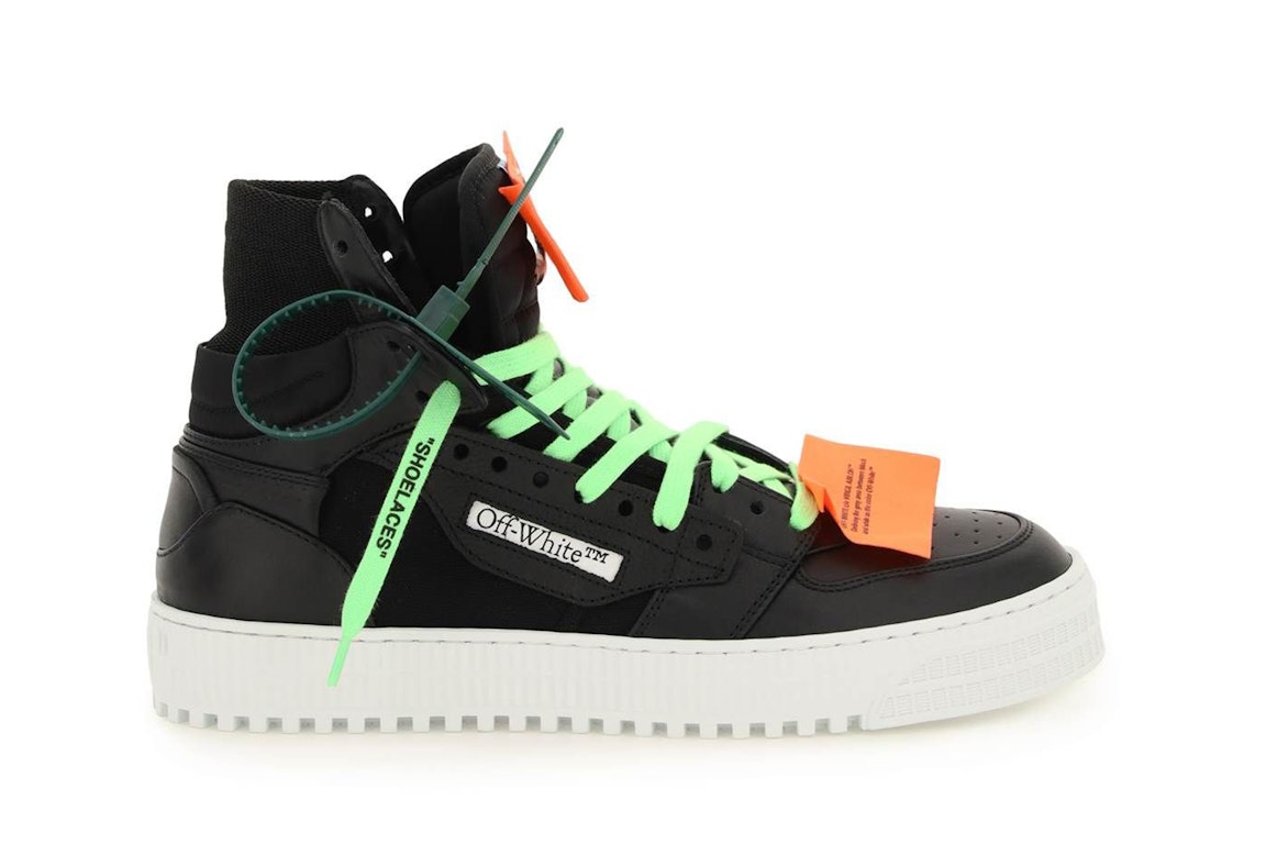 Pre-owned Off-white Off Court 3.0 Black Neon Green Orange In Black/neon Green/orange