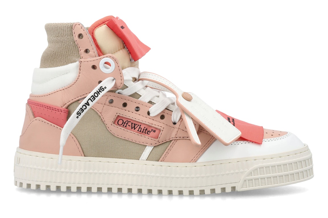 Pre-owned Off-white Off Court 3.0 Calf Leather Pink Beige (women's)