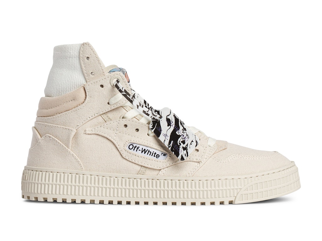 Pre-owned Off-white Off-court 3.0 Canvas Beige Ss21 In Beige/beige