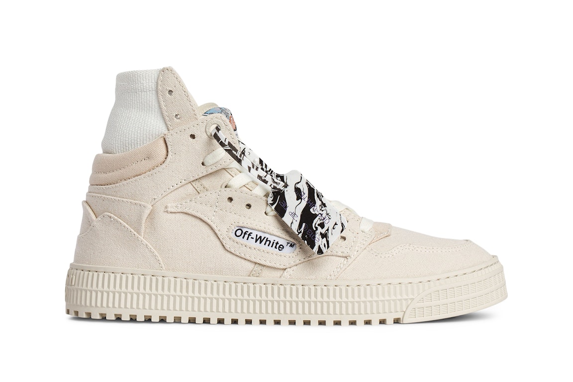 Pre-owned Off-white Off-court 3.0 Canvas Beige Ss21 In Beige/beige
