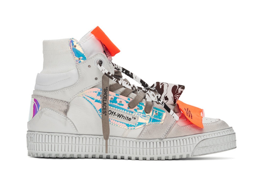 Pre-owned Off-white Off Court 3.0 Distressed Iridescent