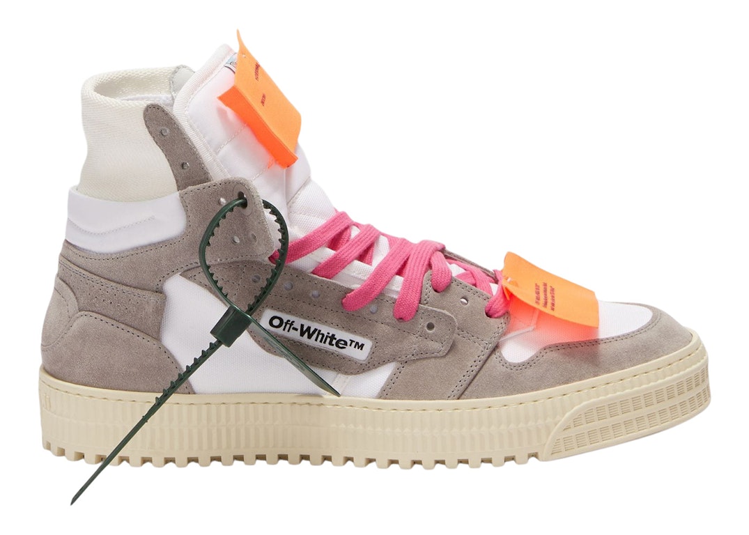 Pre-owned Off-white Off-court 3.0 High White Grey Pink (fw22) In White/grey/pink