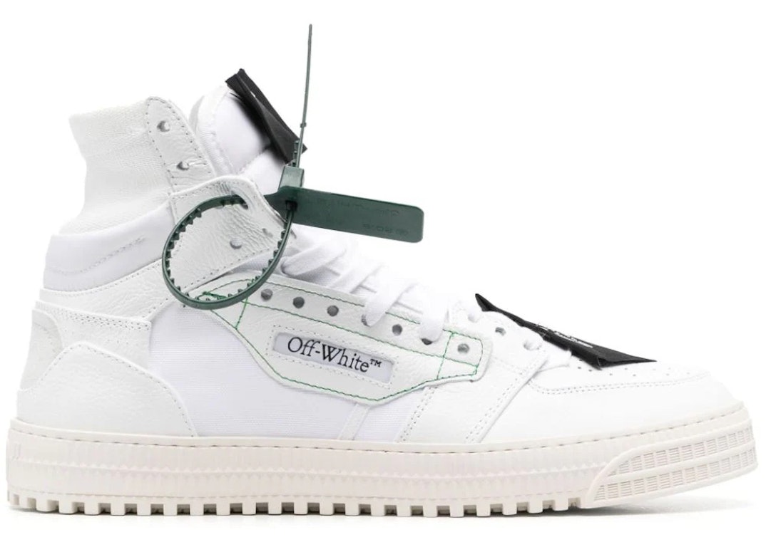 Pre-owned Off-white Off-court 3.0 White Black Green In White/black