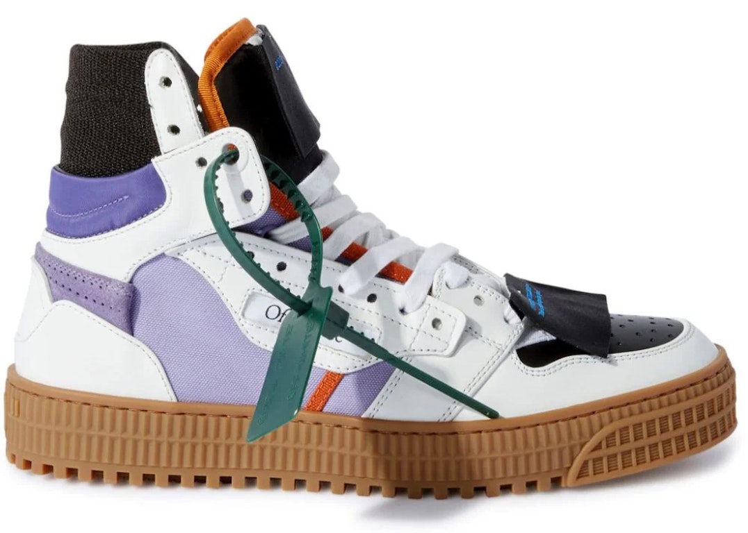 Pre-owned Off-white Off-court 3.0 White Lilac Purple Black In White/lilac Purple/black