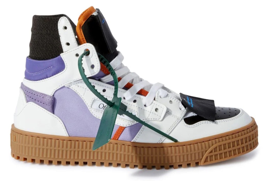 Pre-owned Off-white Off-court 3.0 White Lilac Purple Black In White/lilac Purple/black