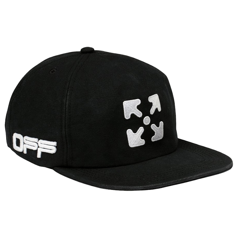 OFF-WHITE Off Print Arrows Hat Black/White