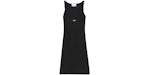 OFF-WHITE Off Stamp Rib Basic Tank Dress Black/White