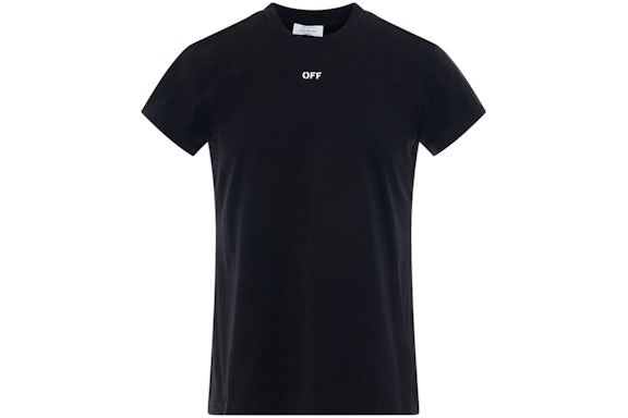 OFF-WHITE Off Stamp Shaped T-shirt Black/White