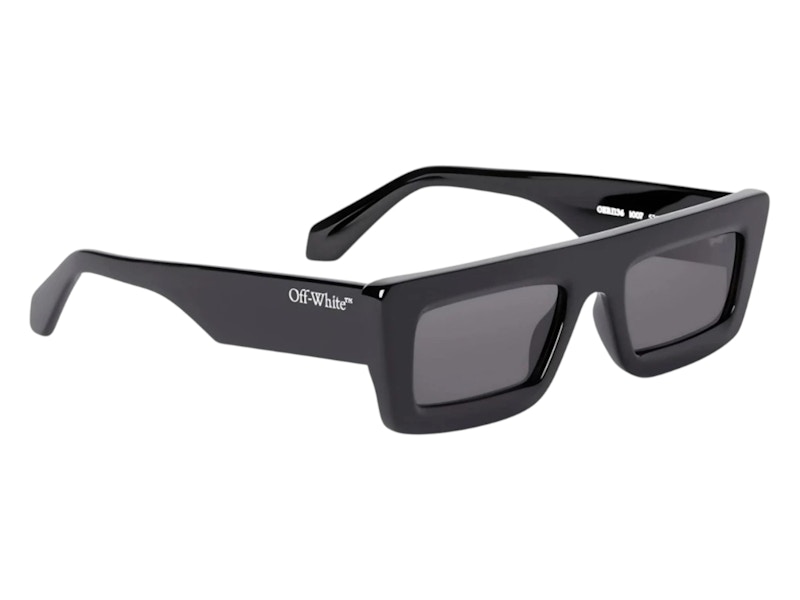 Pre-owned Off-white Offwhite Ontario Sunglasses In Black Dark Grey (oeri136f24pla0011007/fr)