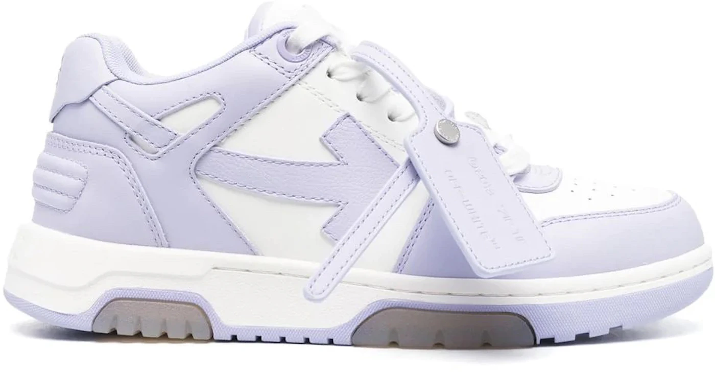 OFF-WHITE Out Of Office Calf Leather White Lilac (Women's ...