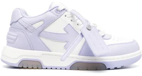 OFF-WHITE Out Of Office Calf Leather White Lilac (Women's)