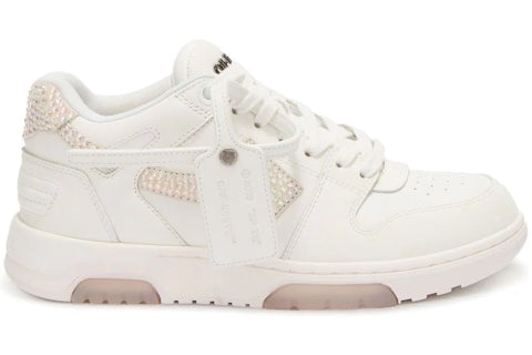 OFF-WHITE Out Of Office Crystal Embellished Bianco (donna