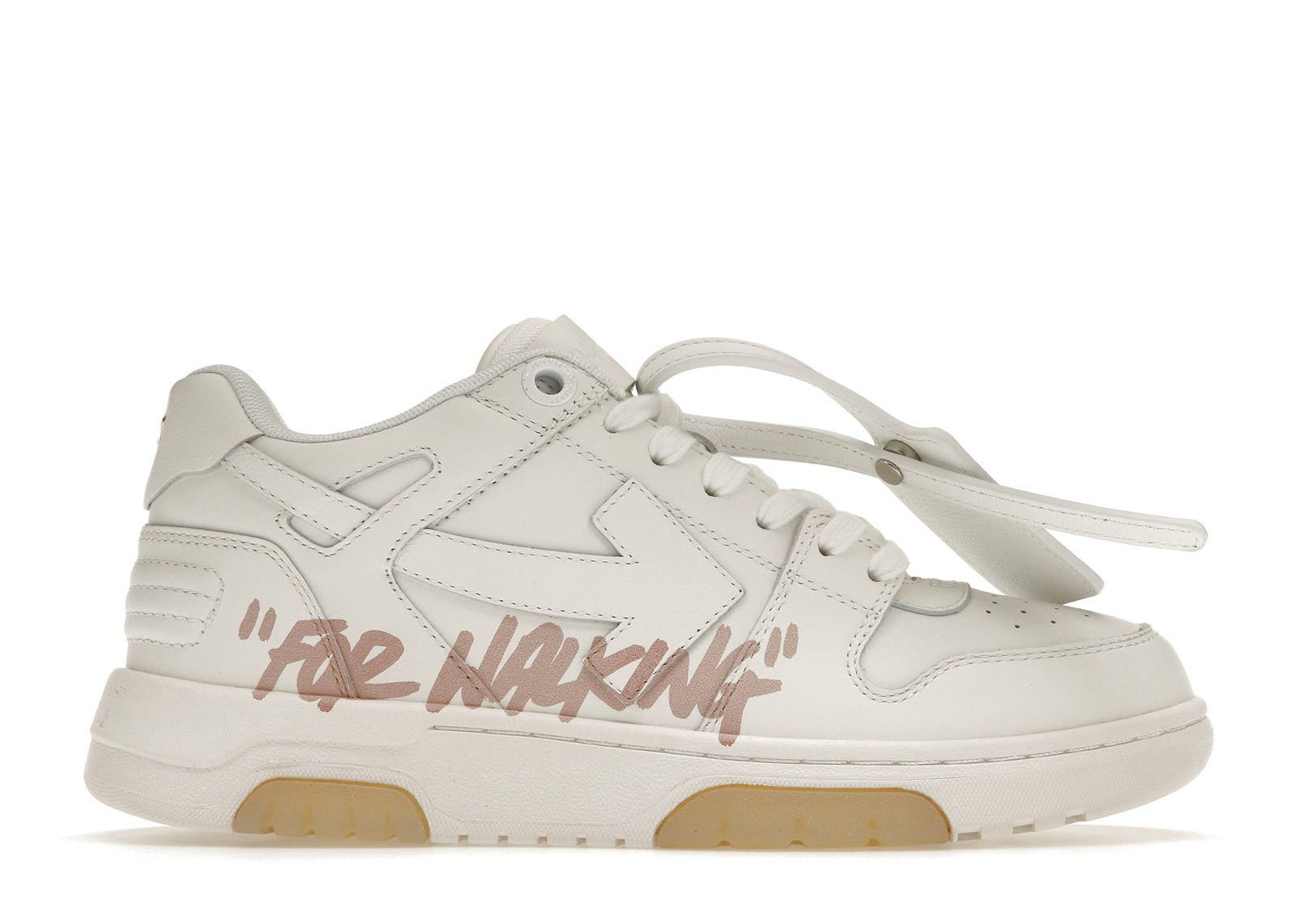 OFF-WHITE Out Of Office For Walking White Pink (Women's