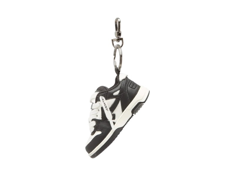 Pre-owned Off-white Men's Off Out Of Office Keychain In White/black (omzg094c99pla0010110)