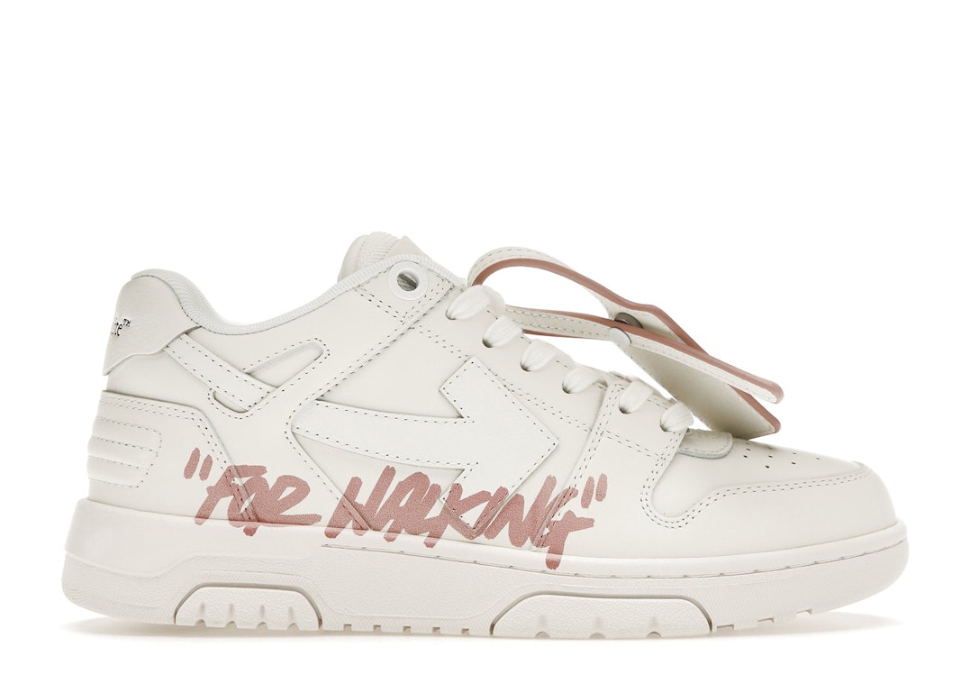 Pre-owned Off-white Out Of Office Low For Walking White Pink (women's) In White/pink