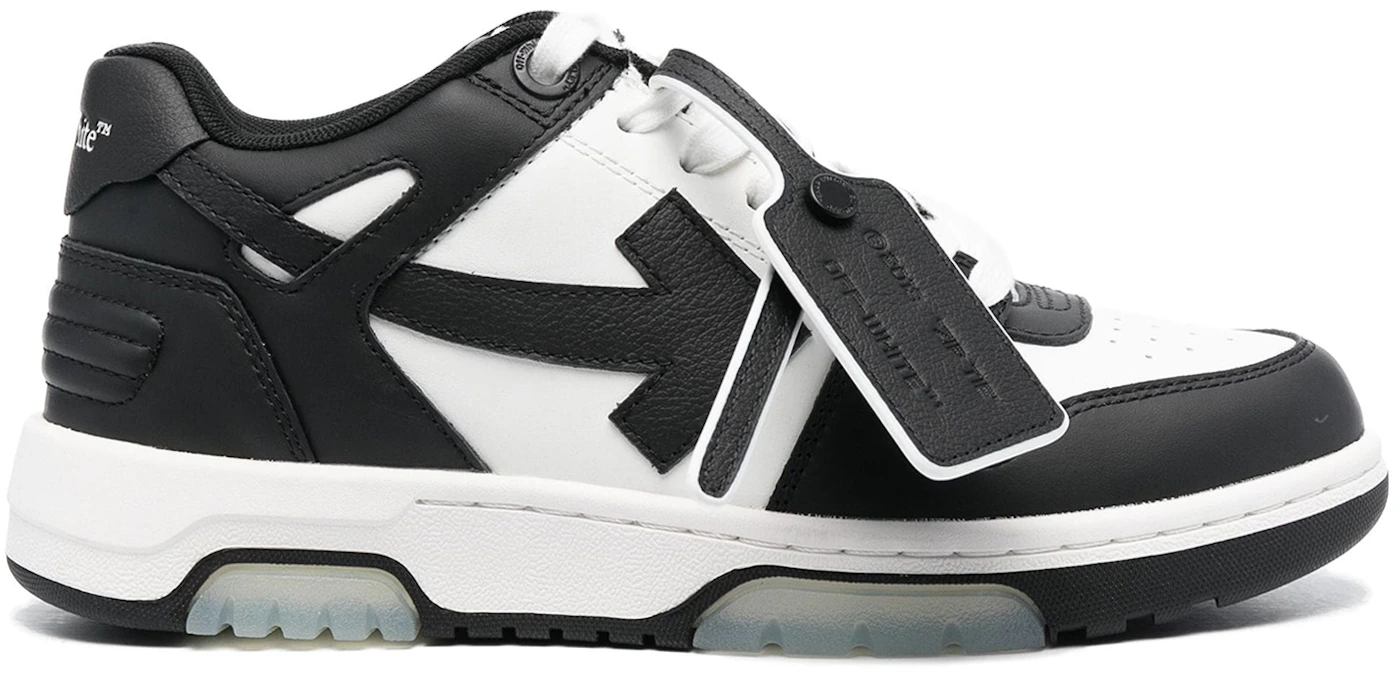 OFF-WHITE Out Of Office Low White Black (Women's) - OWIA259C99LEA006 ...