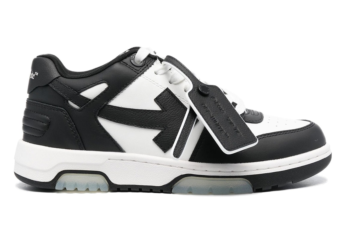Pre-owned Off-white Out Of Office Low White Black (women's) In White/black