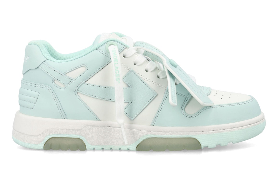 Pre-owned Off-white Out Of Office Low White Light Blue (women's) In White/light Blue