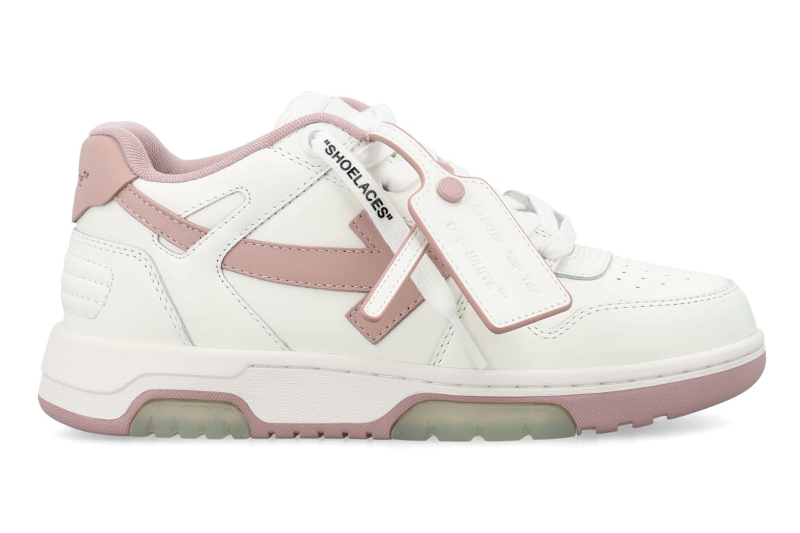 Pre-owned Off-white Out Of Office Low White Pink (women's) In White/pink