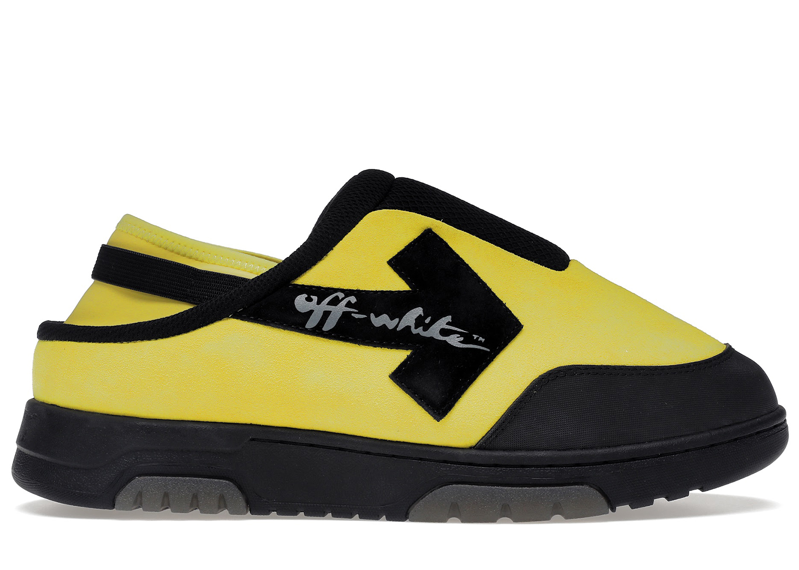 OFF-WHITE Out Of Office Mule Yellow Black Men's 