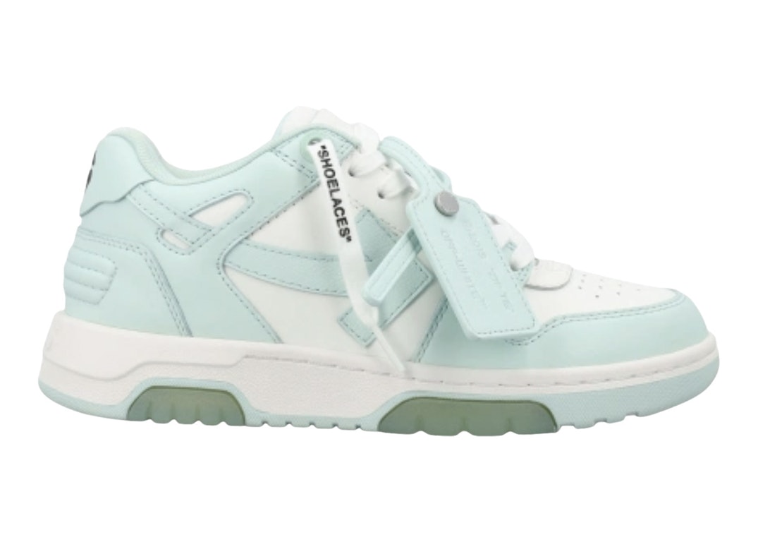 Pre-owned Off-white Out Of Office "ooo" Low Mint White (women's) In Mint/white