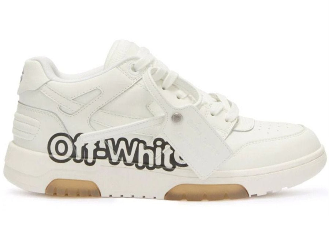 Pre-owned Off-white Out Of Office Ooo Low "" White In White/black
