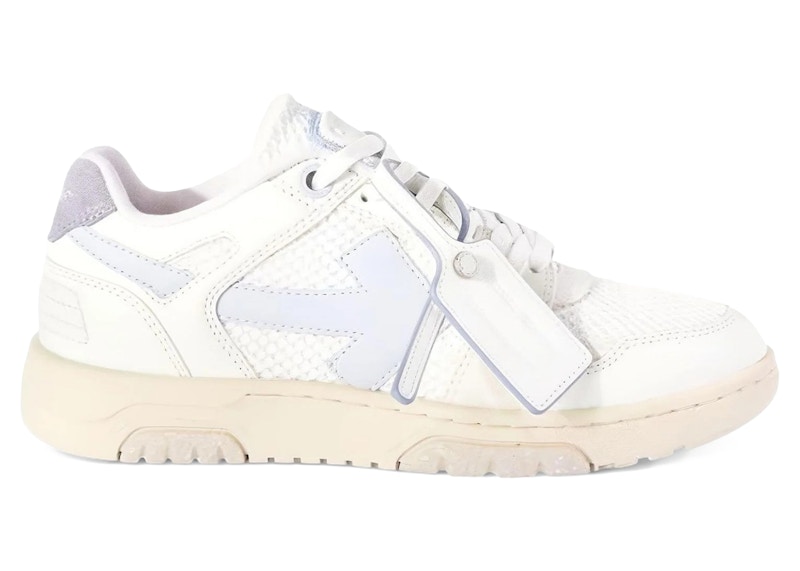 Pre-owned Off-white Off Out Of Office Ooo Low Slim (women's) Sneakers In White/purple In Multi