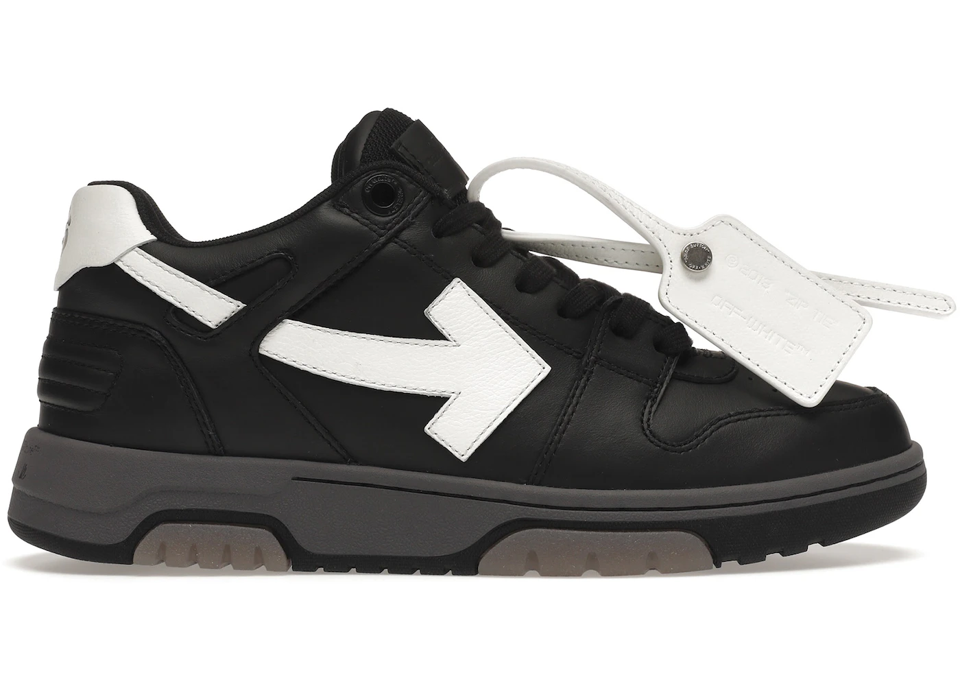 OFF-WHITE Out Of Office OOO Low Tops Black Gray White FW21 Men's ...