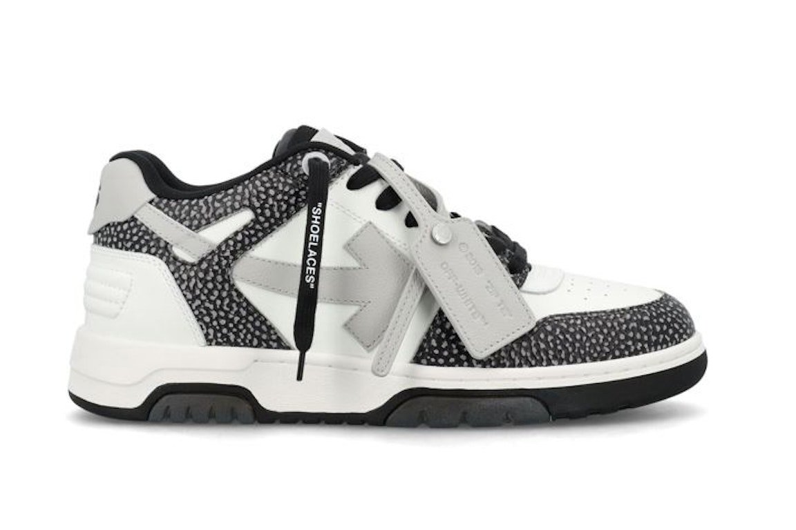 Pre-owned Off-white Out Of Office Ooo Low Tops Black Grey In Black/white/grey